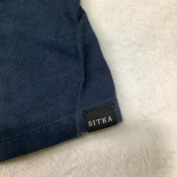 Sitka Men’s T-Shirt Navy Blue Size XL Outdoor - Picture 5 of 6